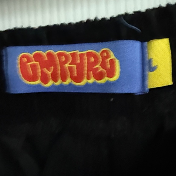 Empyre Black Men’s Corduroy Elastic Waist with tie Pants - Picture 2 of 6